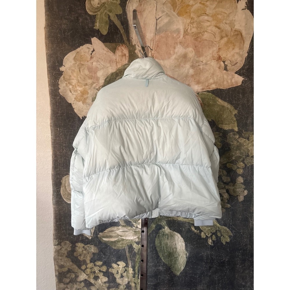 Mackage Tessy Powder Blue Nylon High Neck Quilted Puffer Jacket Size Large - Picture 8 of 11
